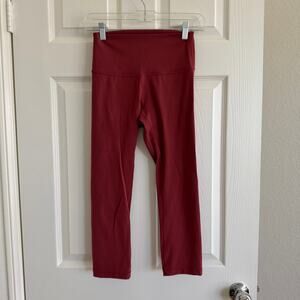 Lululemon Wunder Under Crop (High-Rise) Full-On Luxtreme 21" Size 4